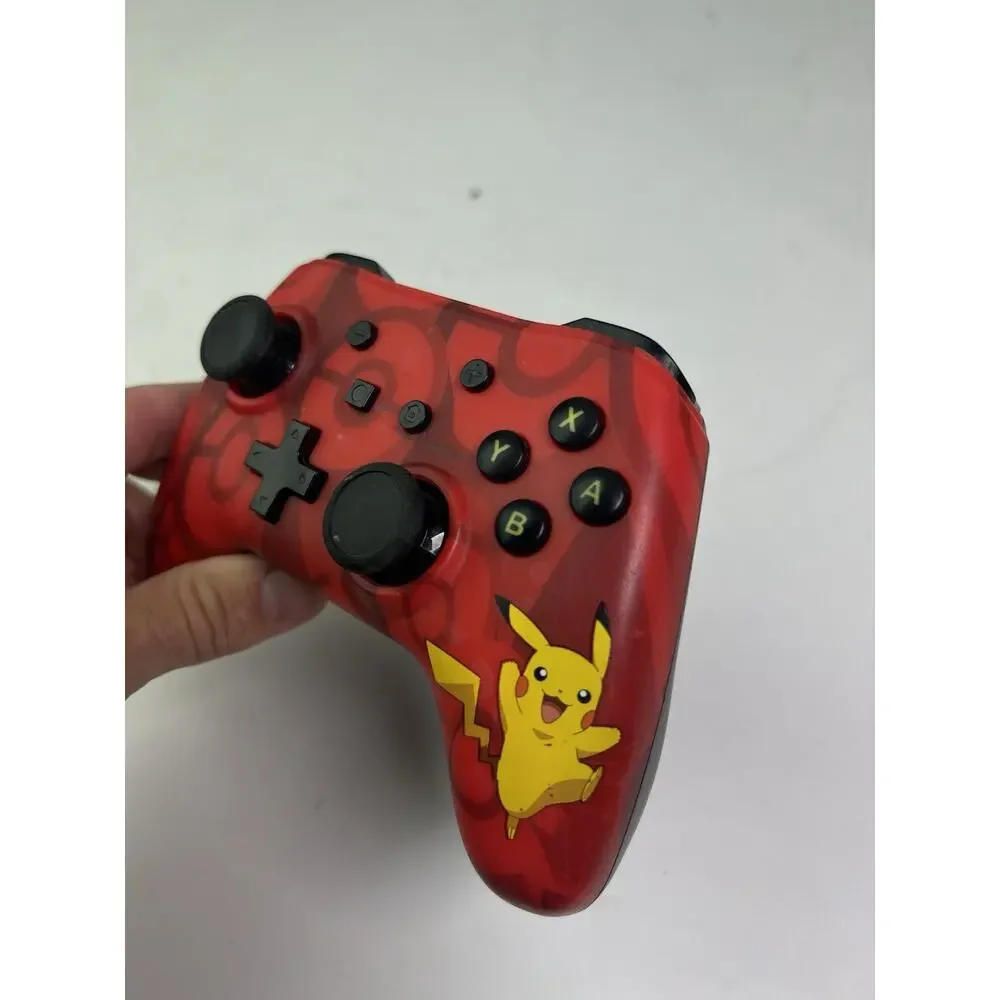 Nintendo Switch PowerA Red Pokemon Enhanced Wired Controller Pikachu